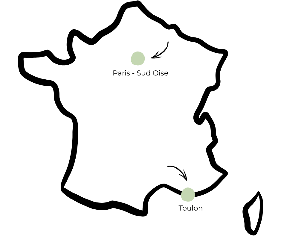 Carte des bureaux